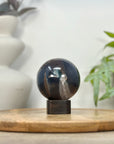 Quartz & Agate Sphere Geode with Crystal Formation - SPH0207