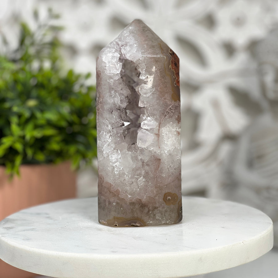 Natural Stone Obelisk Geode  - STP0106