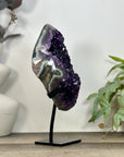 Natural Top Quality Uruguayan Amethyst Geode with Stand - MWS3235
