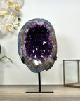 Top Grade Uruguayan Amethyst Geode with Agate Shell - MWS3019