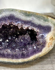 Uruguayan Amethyst Geode with Polished Shell - STGE0120