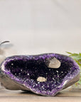 Huge Natural Amethyst Geode with Calcite Formations - STGE0089