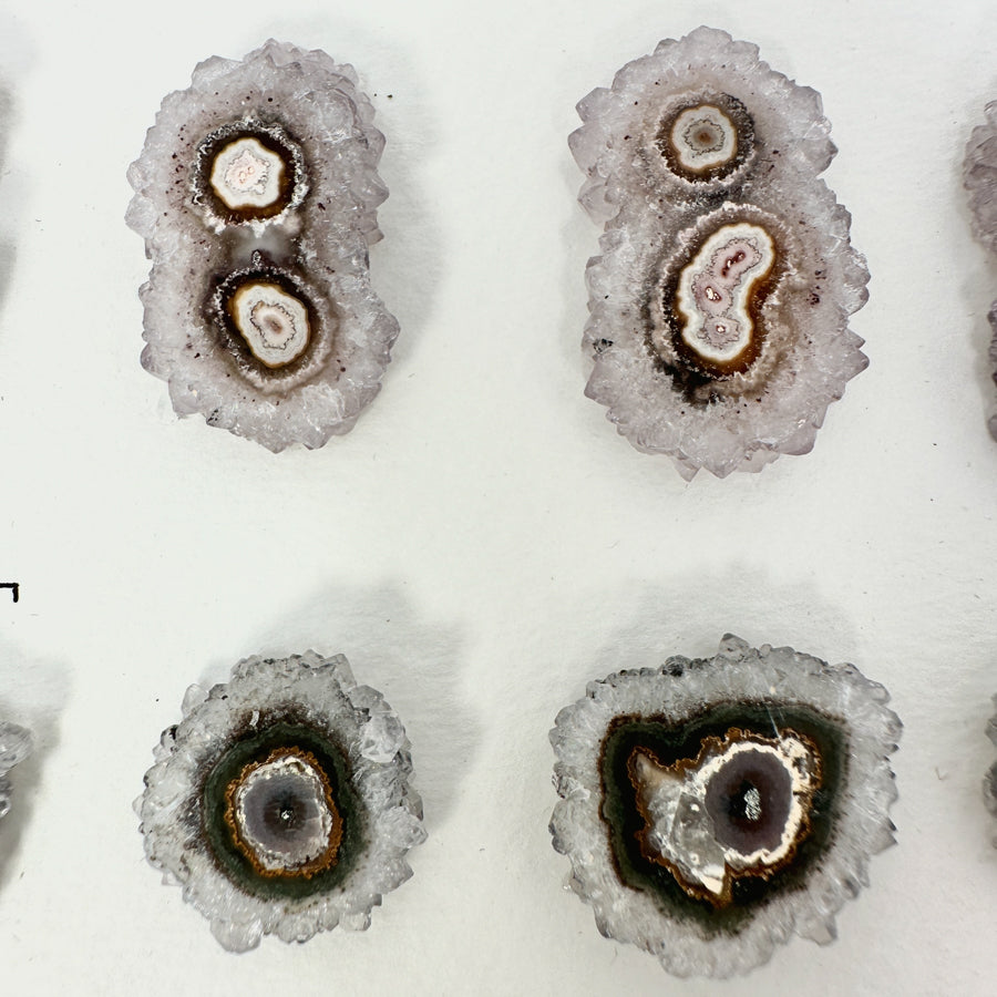 Quartz Stalactite Slices Wholesale Flat - Ideal for Pendants - STS0005