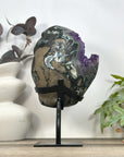 Best Quality Natural Amethyst Geode on Stand - MWS3201