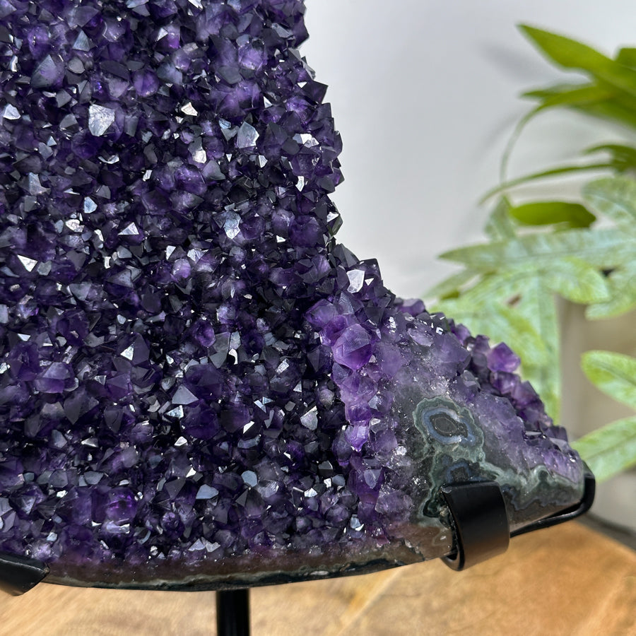 Top Quality Natural Amethyst Stone Specimen on Stand - MWS3111