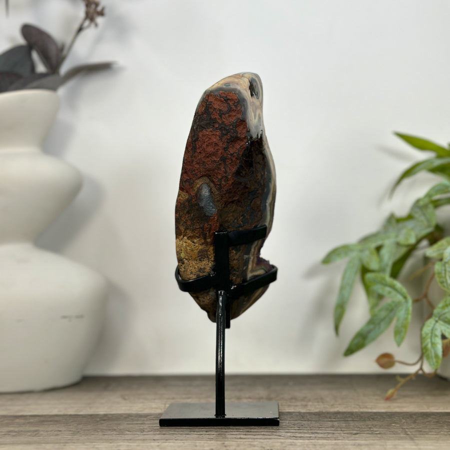 Natural Red Amethyst &amp; Jasper Crystal for Decor - MWS3233
