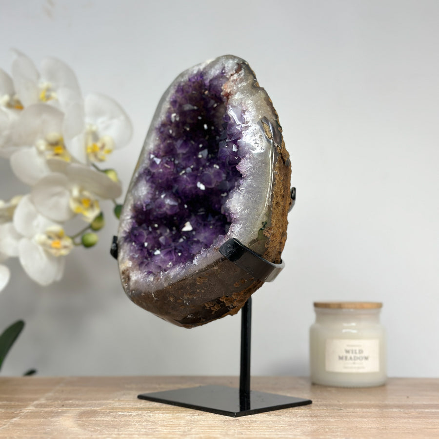 Natural Large Amethyst Geode Full of Stalactite Formations - MWS1420