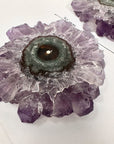 High-Quality XXL Amethyst Stalactite Slices for Jewelers - Wholesale Bulk Pack - STS0068