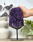 Large Natural Amethyst Stone on Ston from Uruguay - MWS3174