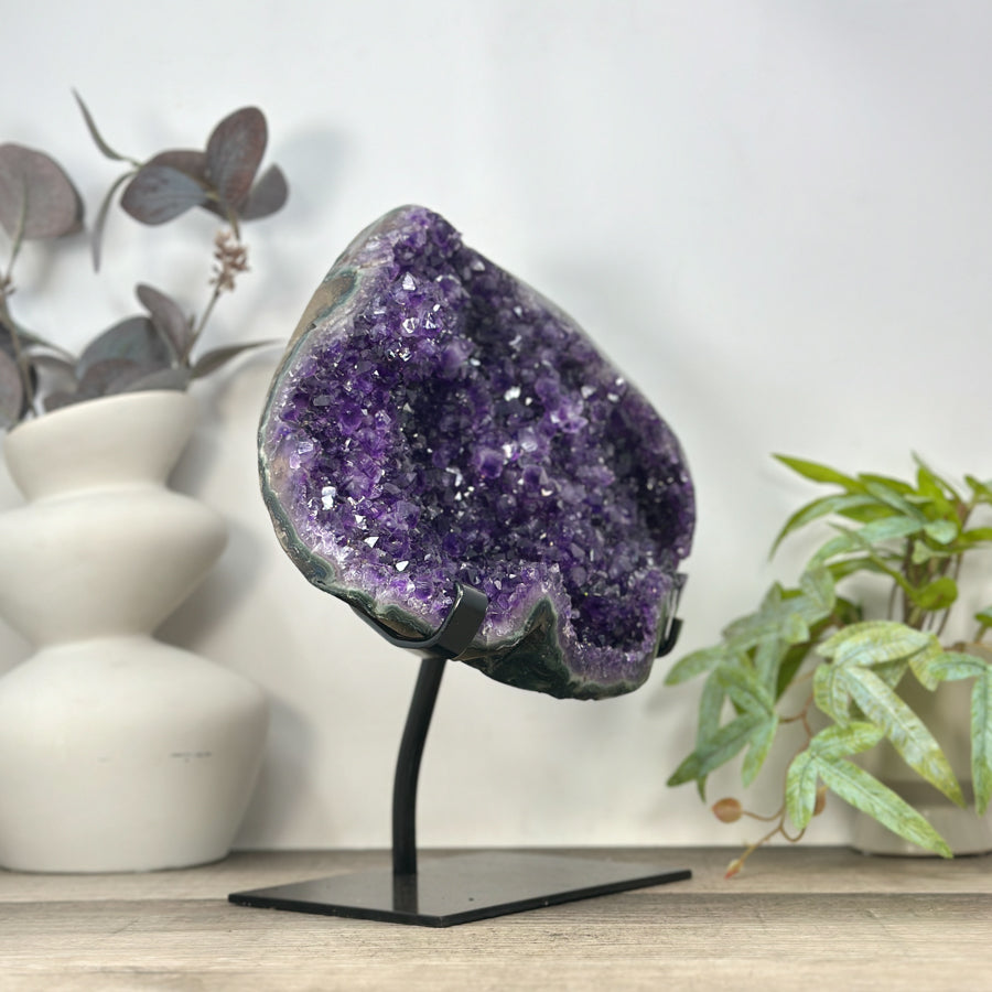Large Natural Deep Purple Amethyst Specimen - MWS3238
