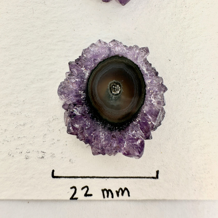 Amethyst Stalactite Slices Wholesale Flat - Ideal for Pendants - STS0055