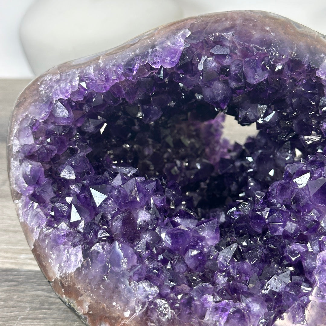 Large Natural Uruguayan Amethyst Geode with Large Crystals - STGE0050