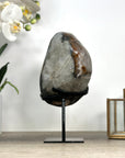 Beautiful Calcite Specimen Covered with Orange Tone Druzy Crystals - MWS2338