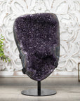 Amethyst with Hematite & Druzzy Quartz - Energize and Balance Your Space - MWS0333