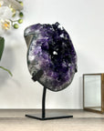 Amethyst Geode with Deep Purple Large Crystals from Uruguay - MWS2930