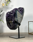 Top Grade Uruguayan Amethyst Crystal with Blue Agate Shell - MWS2480