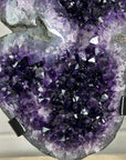 Stunning Natural Deep Purple Amethyst Cluster on Stand - MWS3156