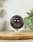 Amethyst & Banded Agate Sphere Geode with Crystal Cavity - SPH0227