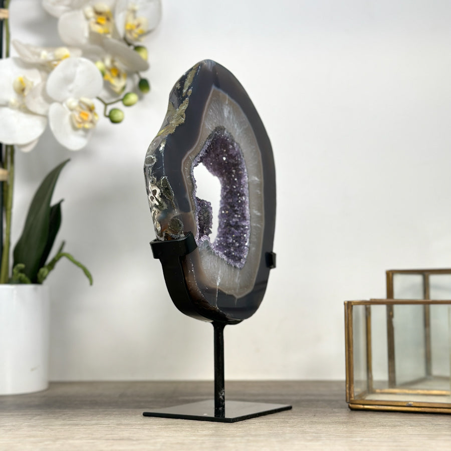 Large Agate &amp; Amethyst Crystal Portal