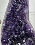 Natural Top Grade Amethyst Cluster on Metal Stand for Home Decor - MWS3150