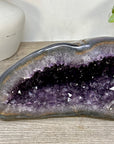 Amethyst Stone Geode with Agate Shell - STGE0100