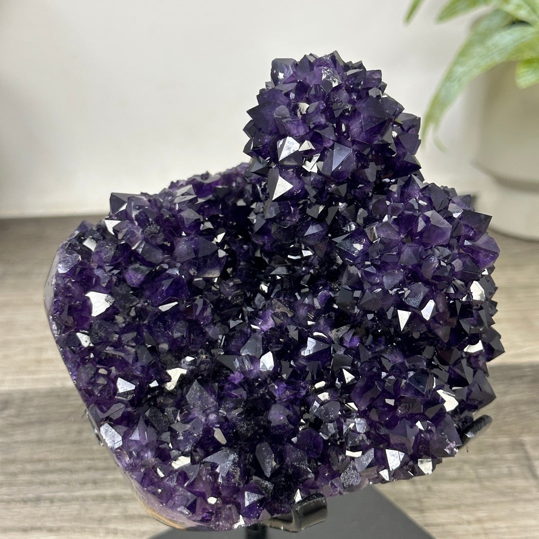 Natural Top Grade Amethyst Stalctite on Stand - MWS3372