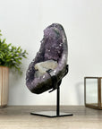 Amethyst Crystal Cluster with Calcite Formation – Elegant Natural Statement Décor Piece - MWS2419