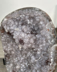 Sugar Quartz Druzy Geode on Stand - MWS2876