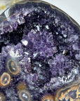 Exquisite Natural Amethyst GEode Full of Stalactites Eyes - MWS1524