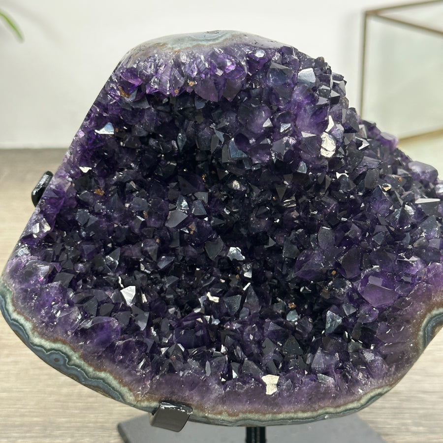 Top Quality Natural Amethyst Crystal - Stand Included - MWS3025