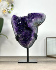 Amethyst Crystal Geode with Deep Purple Crystals – Natural Specimen - MWS2928
