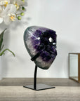 Amethyst Geode Crystal Cluster with Deep Purple Crystals for Home Decor Display - MWS2690