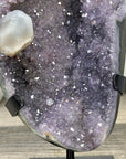 Natural Amethyst Geode with Calcite Crystal Inclusion - MWS3355