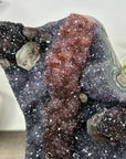 Unique Natural Amethyst, Calcite & Hematite Crystal Specimen - MWS3188