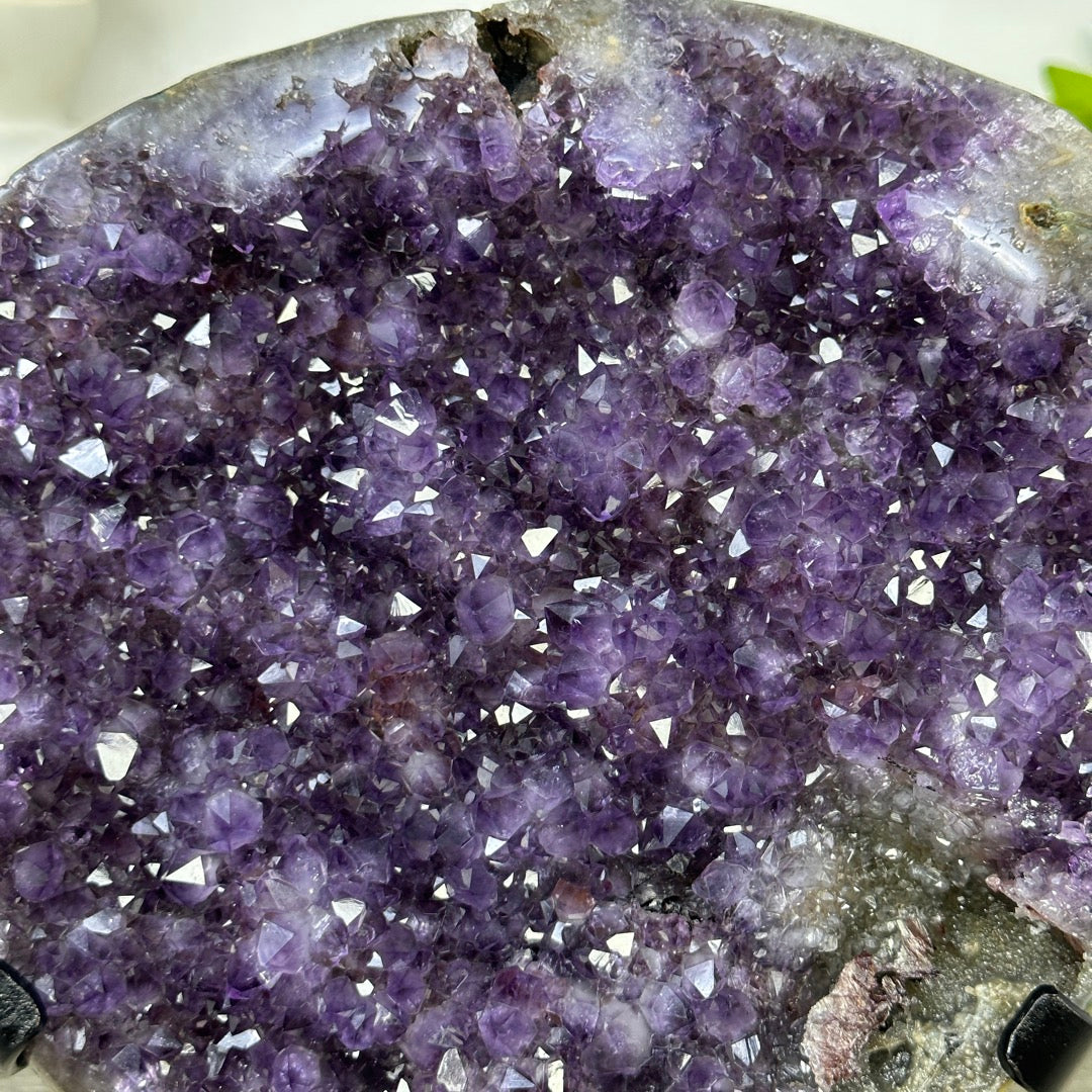 Top Grade Natural Amethyst Specimen on Metal Stand - MWS3359
