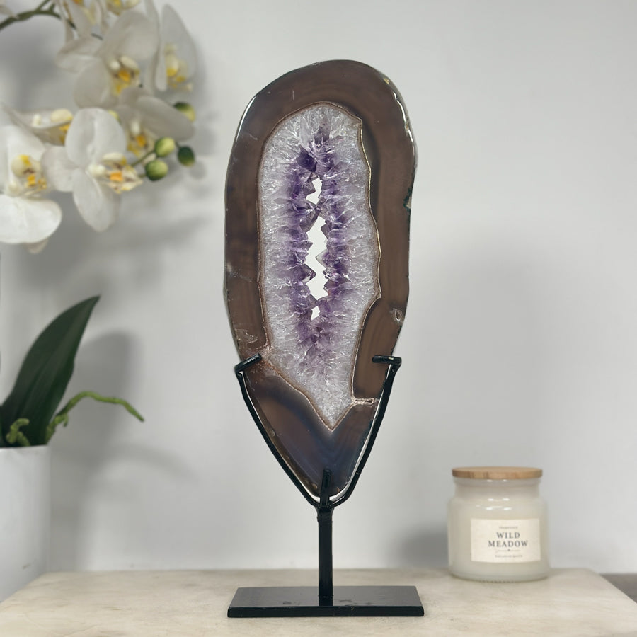 Uruguayan Agate Stone - Enhance Your Space with Healing Properties and Natural Beauty
