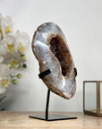 Natural Yellow Quartz Geode Specimen - MWS1979