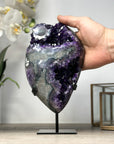Outstanding Natural Amethyst Geode with Stalactite Eye Formation - MWS2179