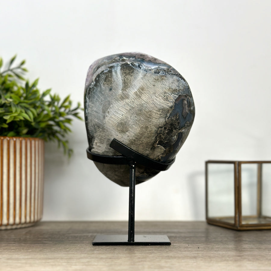 Natural Amethyst Crystal Cluster – Elegant Home Décor Accent - MWS2413