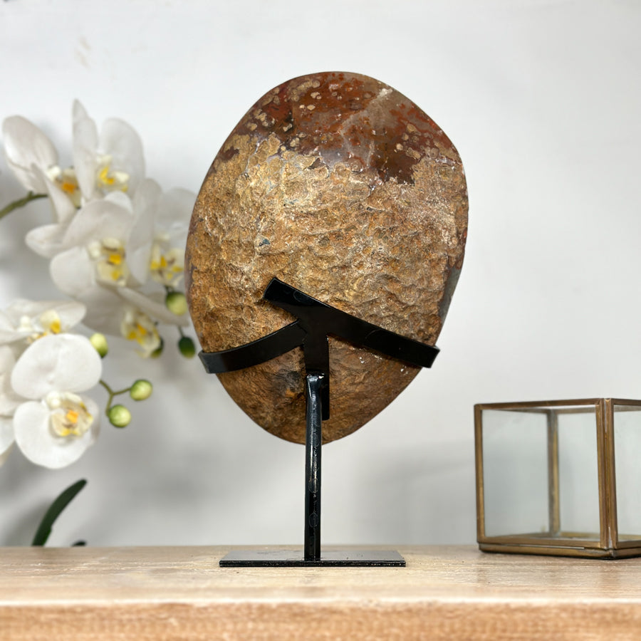 Amazing Natural Amethyst Geode, Stand included - MWS2090