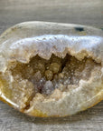 Yellow Sugar Druzy Quartz Geode - STGE0060