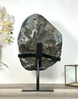 Huge Uruguayan Amethyst Geode on Metal Stand - MWS2755