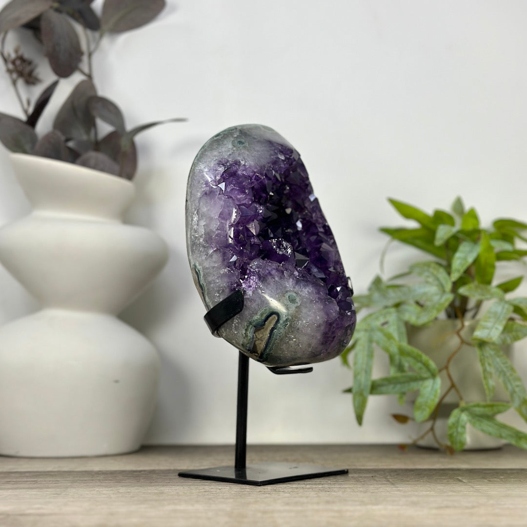 Large Natural Amethyst Geode with Deep Purple Amethyst Crystals - MWS3315