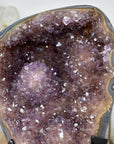 Unique Natural Amethyst & Agate Geode with Beautiful Stalactite Formations - MWS1910