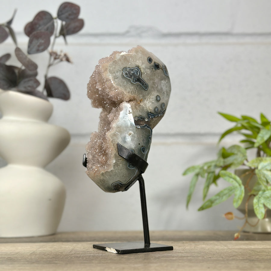 Unique Pink Amethyst Crystal Cluster - MWS3132