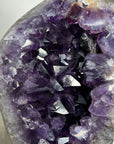 Amethyst Geode with Green Jasper Shell - MWS2211