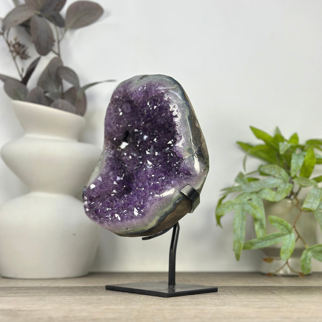 Uruguayan Amethyst Cluster for Home Decor - MWS3317