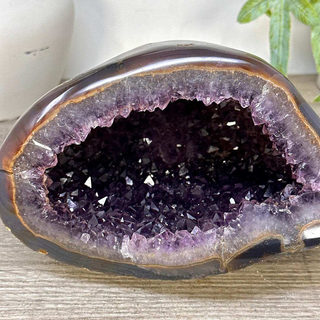 Agate &amp; Amethyst Stone Geode from Uruguay - STGE0095