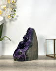 Amethyst Crystal Geode – Deep Purple Mineral for Home Decor - CBP1233