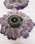 High-Quality XXL Amethyst Stalactite Slices for Jewelers - Wholesale Bulk Pack - STS0068